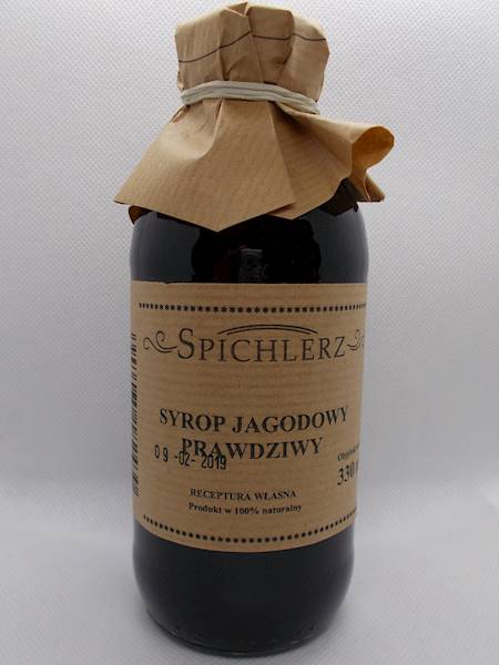 Syrop jagodowy 330ml Spichlerz