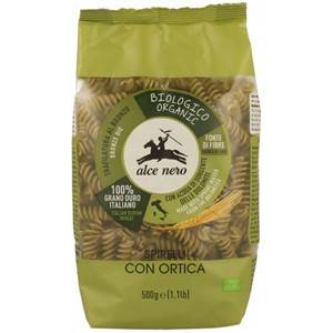 BIO Makaron semolinowy z pokrzywą spirelli 500g
