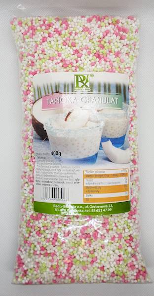 Granulat z tapioki kolorowy 400g Radix-Bis