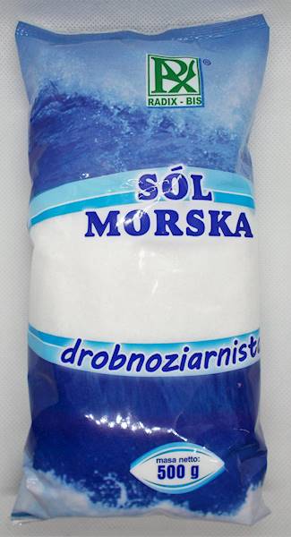 Sól morska drobna 500g Radix_Bis
