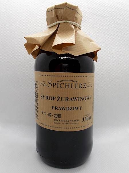 Syrop żurawinowy 330ml Spichlerz