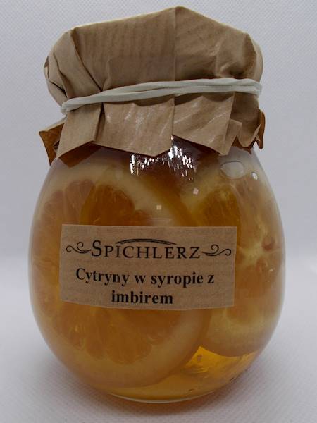 Cytryny w syropie z imbirem 290g Spichlerz
