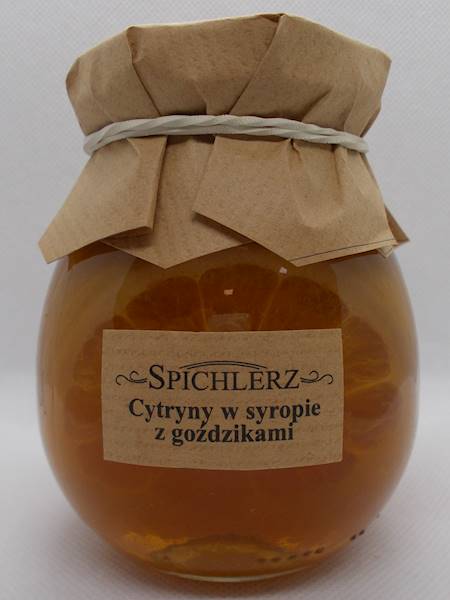 Cytryny w syropie z goździkami 290g Spichlerz