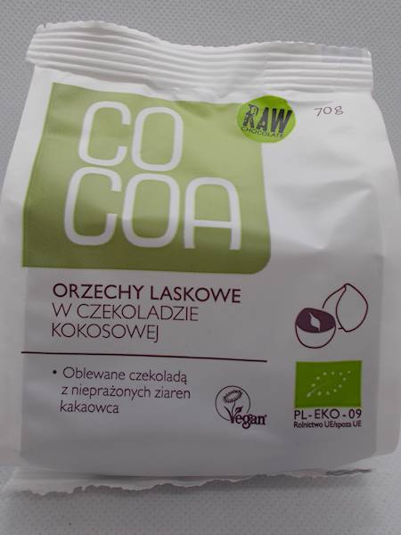 BIO Orzechy w czekoladzie kokosowej 70g Cocoa