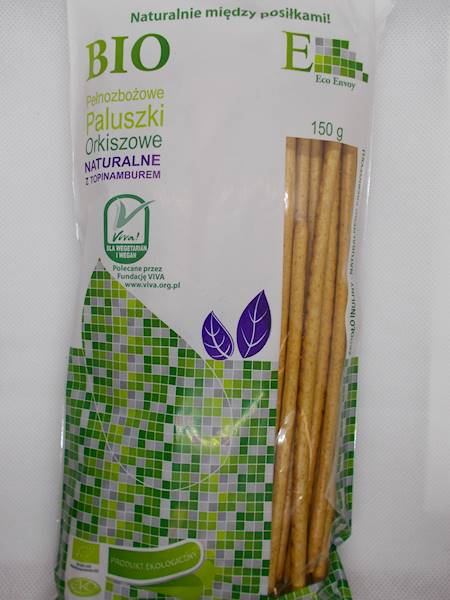 Bio paluszki orkiszowe z topinamburem 150g