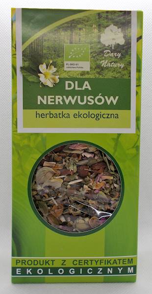 EKO Herbata dla nerwusów 50g Dary Natury