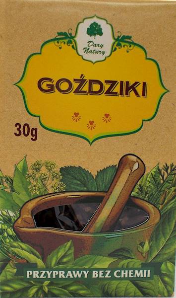 Goździki (kartonik) 30g Dary Natury