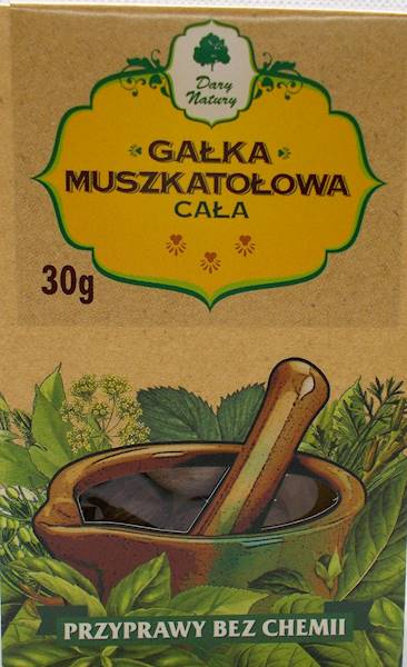 Gałka muszkatołowa cała 30g Dary Natury