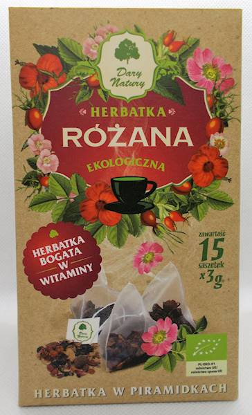 EKO Herbata różana 15x3g Dary Natury