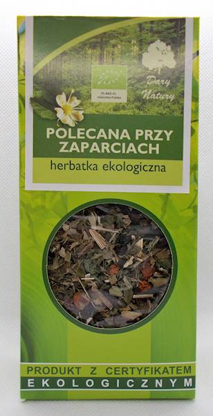 EKO Herbata polecana przy zaparciach 50g Dary Nat.