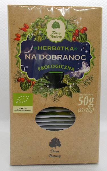 EKO Herbata Na dobranoc 25x2g Dary Natury