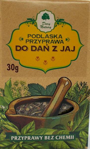Podlaska przyprawa do dań z jaj 30g Dary Natury
