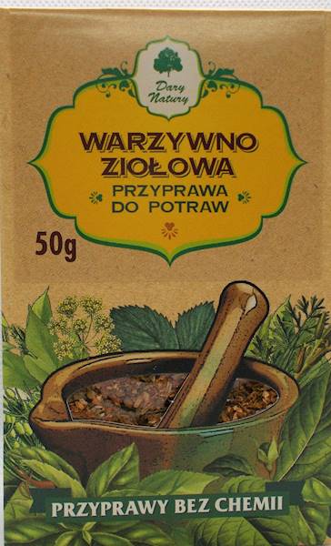 Warzywno-ziołowa prz. do potraw 50g Dary Natury