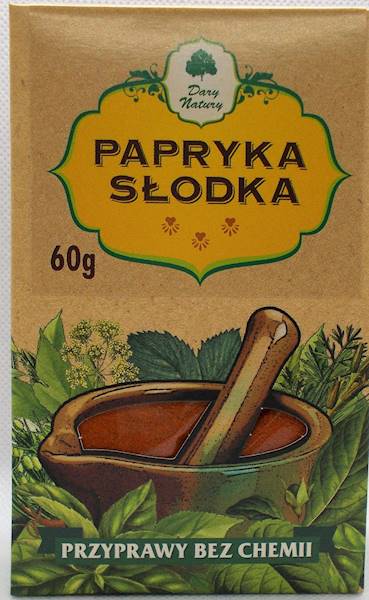 Papryka słodka 60g Dary Natury
