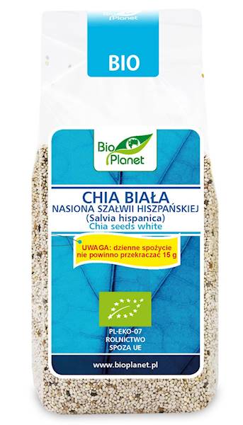 BIO Chia biała (Nasiona szałwi hiszpańskiej) 200g
