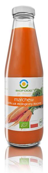 BIO Sok z marchwi kiszony 500ml Biofood
