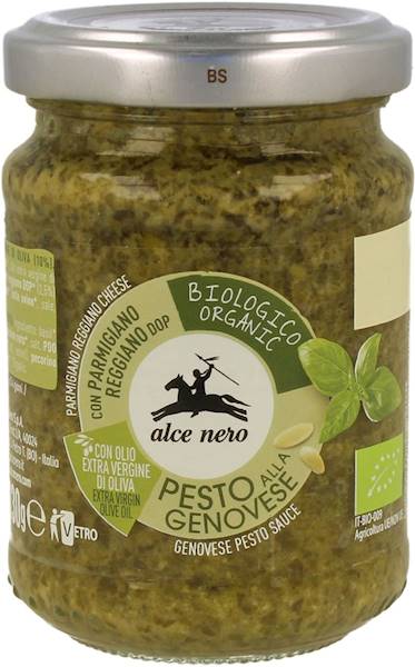 BIO Sos bazyliowy (Pesto Genovese) 130g Alce Nero