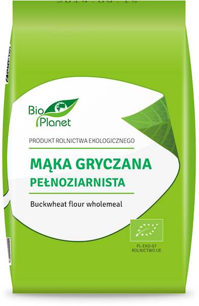 BIO Mąka gryczana pełnoziarnista 1kg Bio Planet