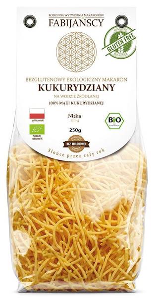 BIO Makaron kukurydziany nitka filini b/g 250g