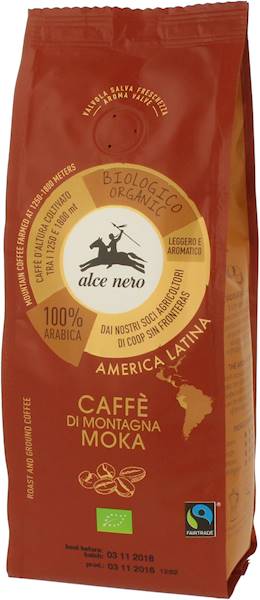 BIO Kawa100% arabica moka fair trade250gA.Nero