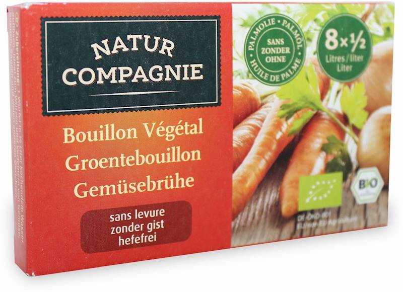 BIO Bulion kostki warzywne b/drożdży 80g