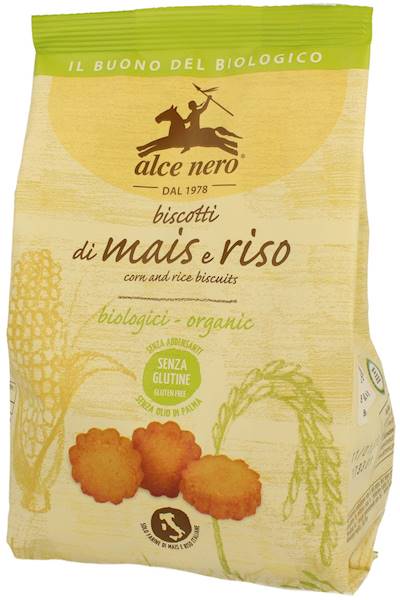 BIO Bezglut. ciastka kukur-ryżowe 200g Alce Nero