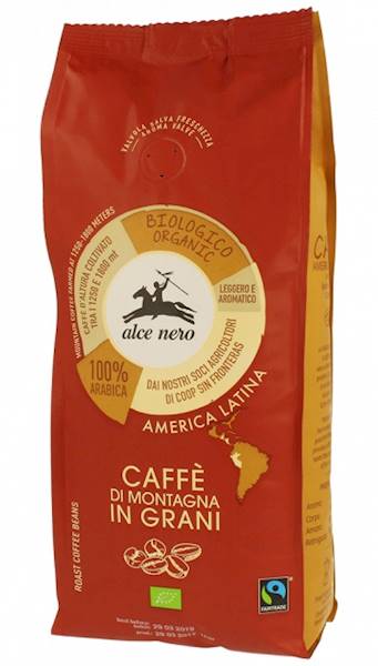 BIO Kawa100%arabica ziarnista fair trade500gA.Nero