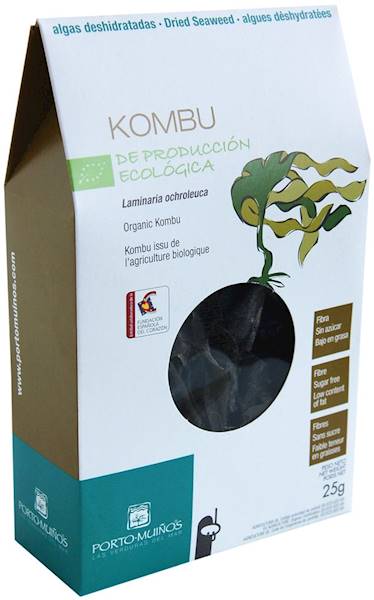 BIO Algi morskie suszone KOMBU 25g Porto Muinos