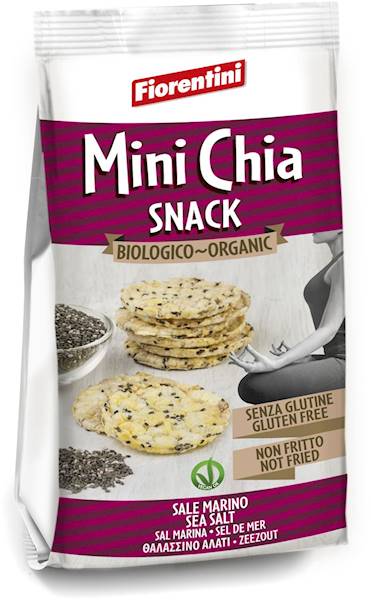 BIO B/glut. Krążki kukurydziane z chia 50g Fiorent