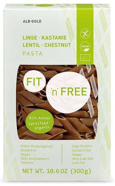 BIO Makaron z żółtej socz. i kasztanów b/glut.300g