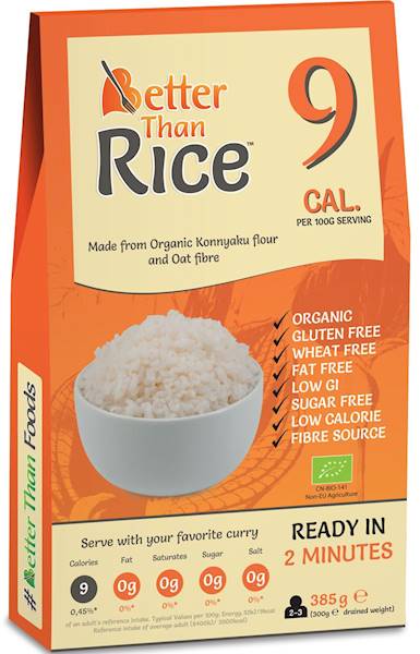 BIO Makaron konjac w kształcie ryżu b/glutenowy