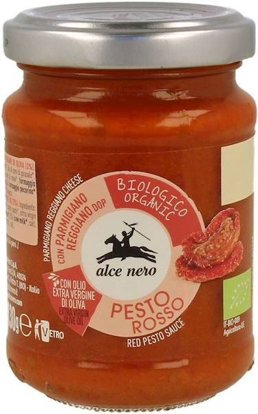 BIO Pesto z pomidorów 130g Alce Nero