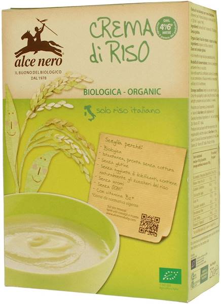 BIO Kaszka b/g ryżowa z wit. B1 250g Alce Nero