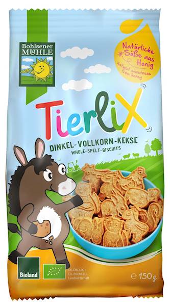 BIO Ciasteczka orkisz. dla dzieci zwierzęta 150g