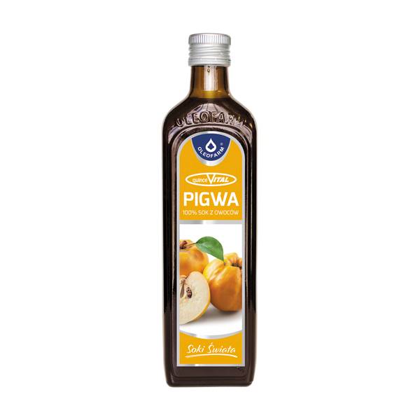 Sok 100% z pigwy 490 ml Oleofarm