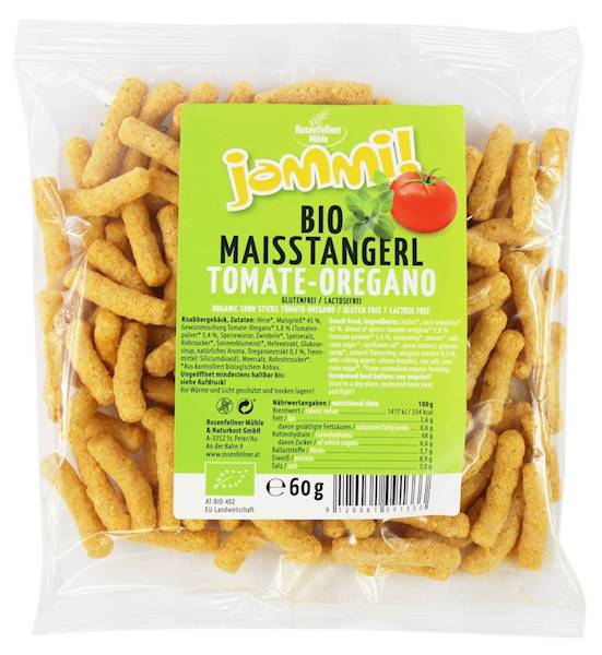 BIO B/glut. Chrupki kukurydz. o smaku pomid. 60g