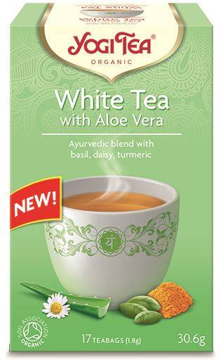 BIO Herbata White Tea z aloesem 30,6g YogiTea
