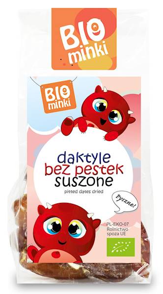 BIO daktyle bez pestek suszone 100g Bio Minki