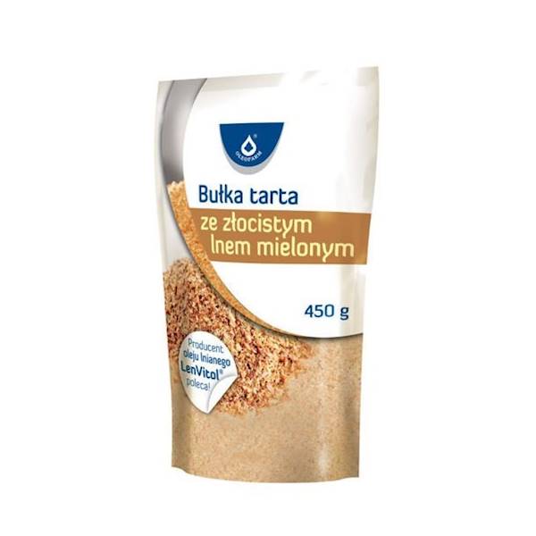 Bułka tarta z lnem mielonym 450g Oleofarm