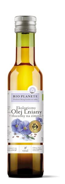 BIO Olej lniany virgin 250ml BioPlanete