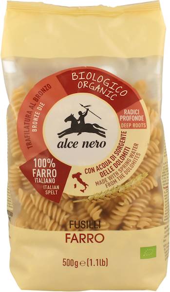 BIO Makaron orkiszowy fusilli 500g AlceNero
