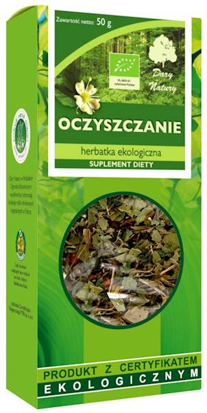 EKO Herbata oczyszczanie 50g Dary Natury SD