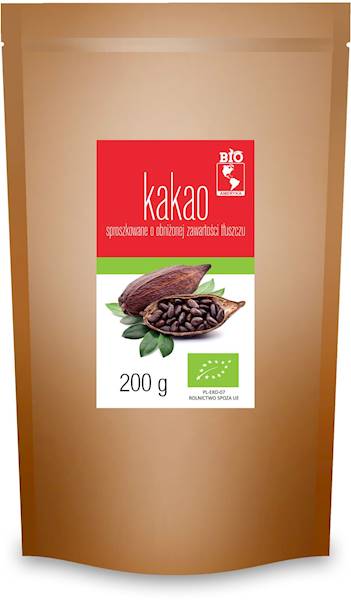 BIO Kakao sproszkowane o obniż. zaw. tłuszczu 200g