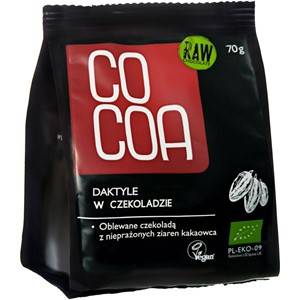 BIO Daktyle w surowej czekoladzie 70g Cocoa