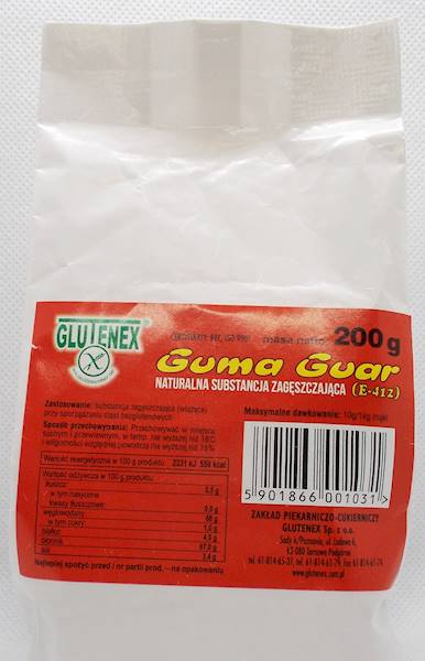 Guma guar naturalna substancja zagęszczająca 200g