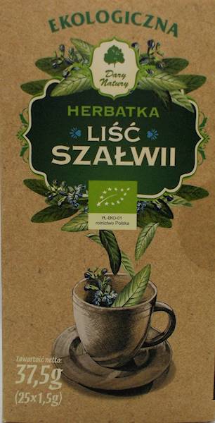 EKO Herbatka liść szałwii 25 saszetek DN