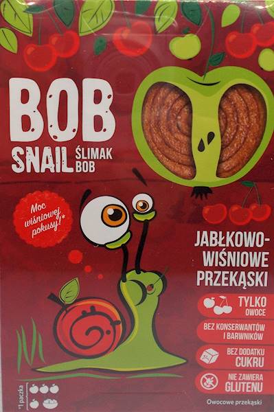 Bob snail jabłkowo-wiśniowe bez cukru