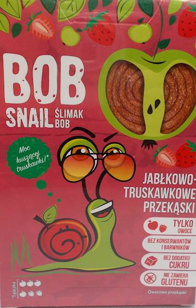 Bob snail jabłkowo-truskawkowe bez cukru