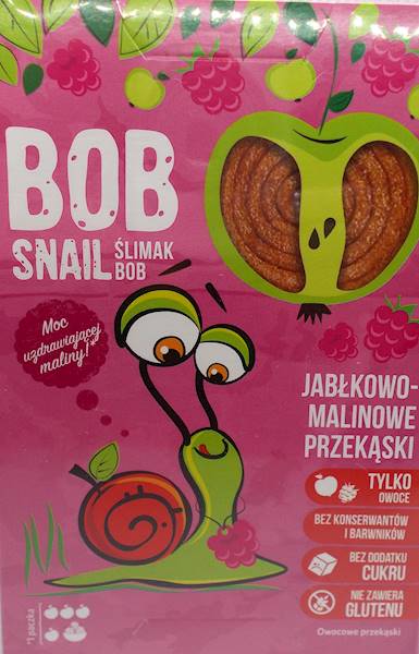 Bob snail jabłkowo-malinowe bez cukru