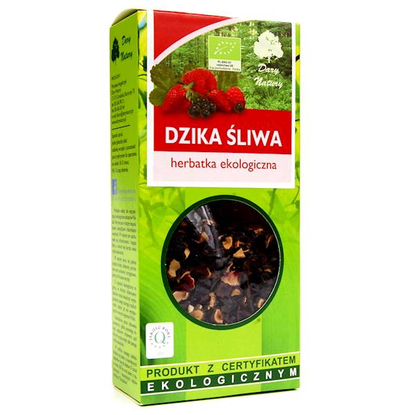 EKO Herbatka Dzika śliwa 100g Dary Natury
